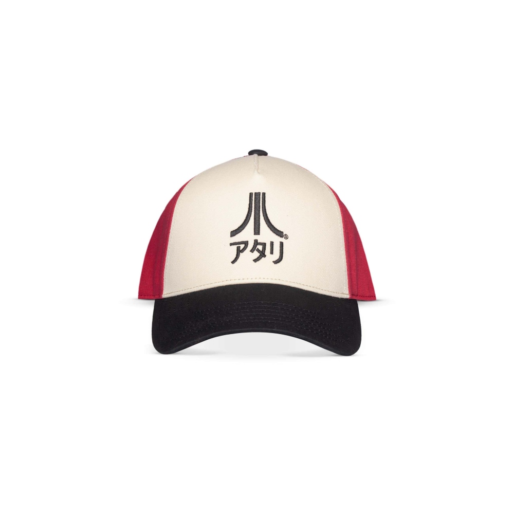 Atari - Logo Casquette Snapback - Crème/Rouge